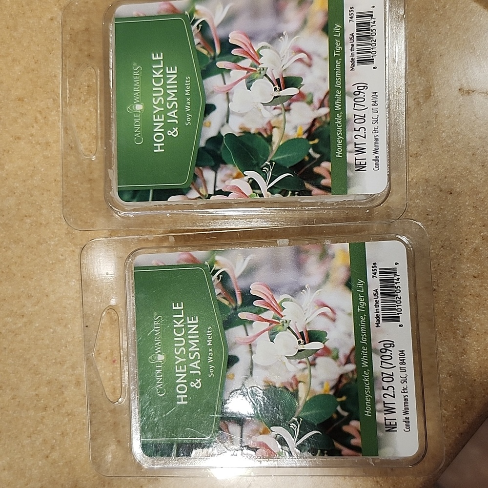 2 Honey Suckle & Jasmine Wax Melts By Candle Warmers